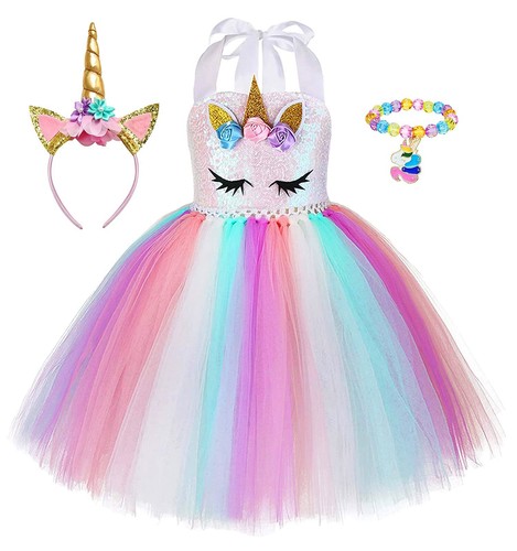 Abito unicorno per bambina - unicorno,