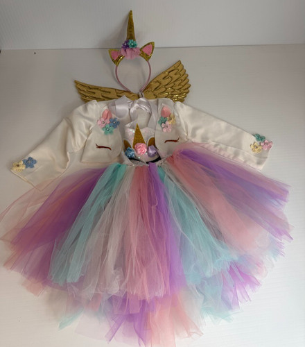 Costume unicorno bambina - unicorno, 5