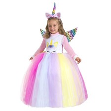 Costume unicorno arcobaleno