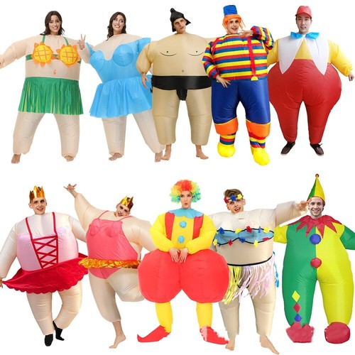 Costume pagliaccio gonfiabile